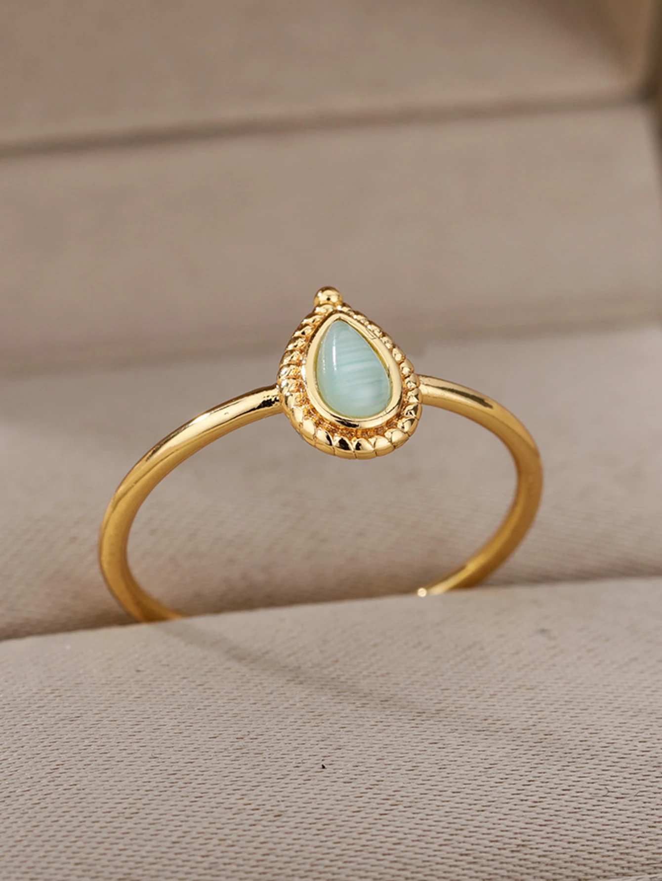 gypsy Opal Stainless Steel Ring