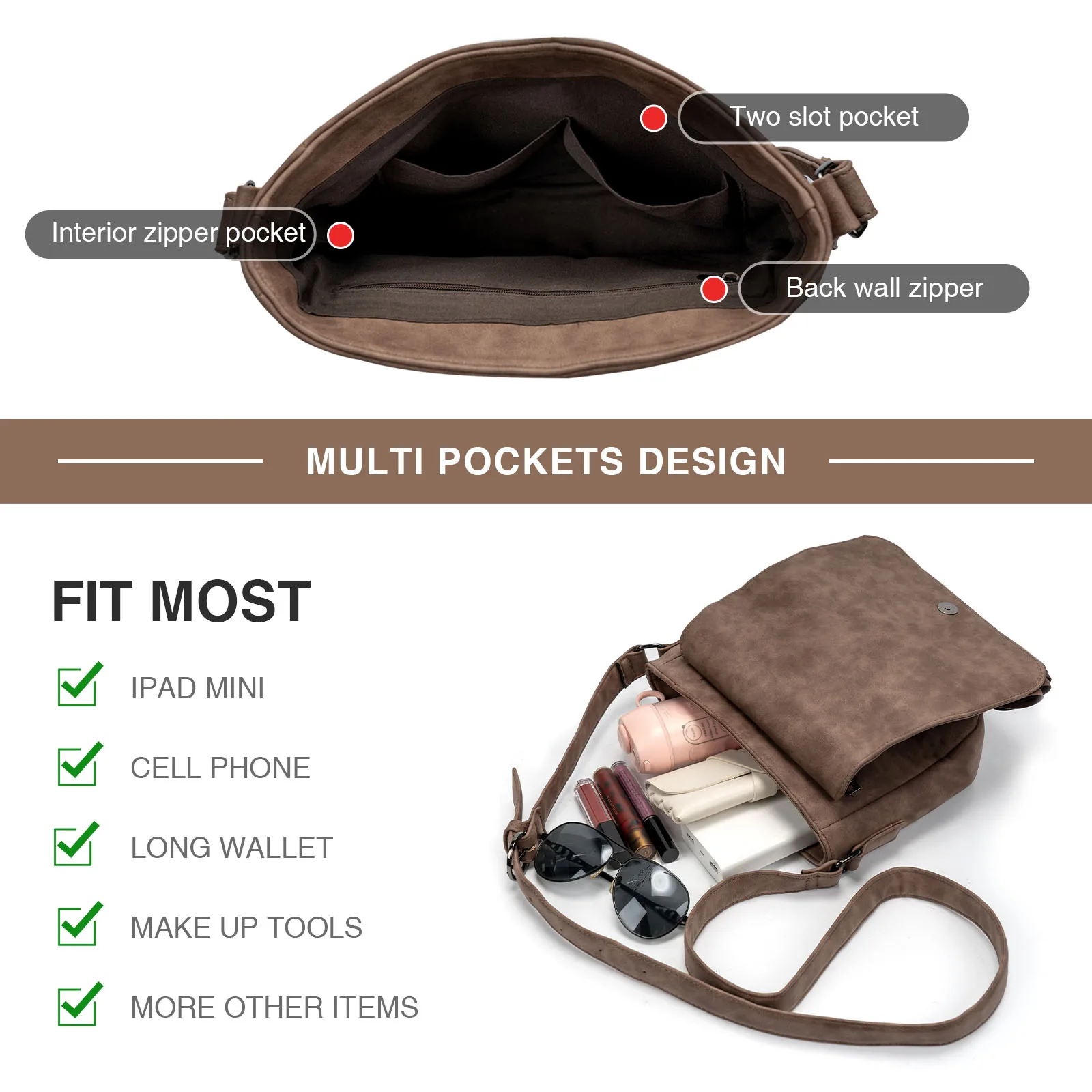 vintage Shoulder Bag for Women