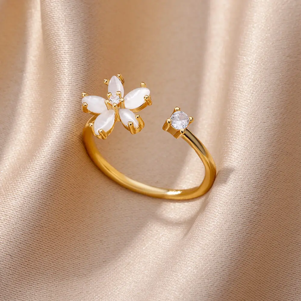 vintage Flower Ring for All