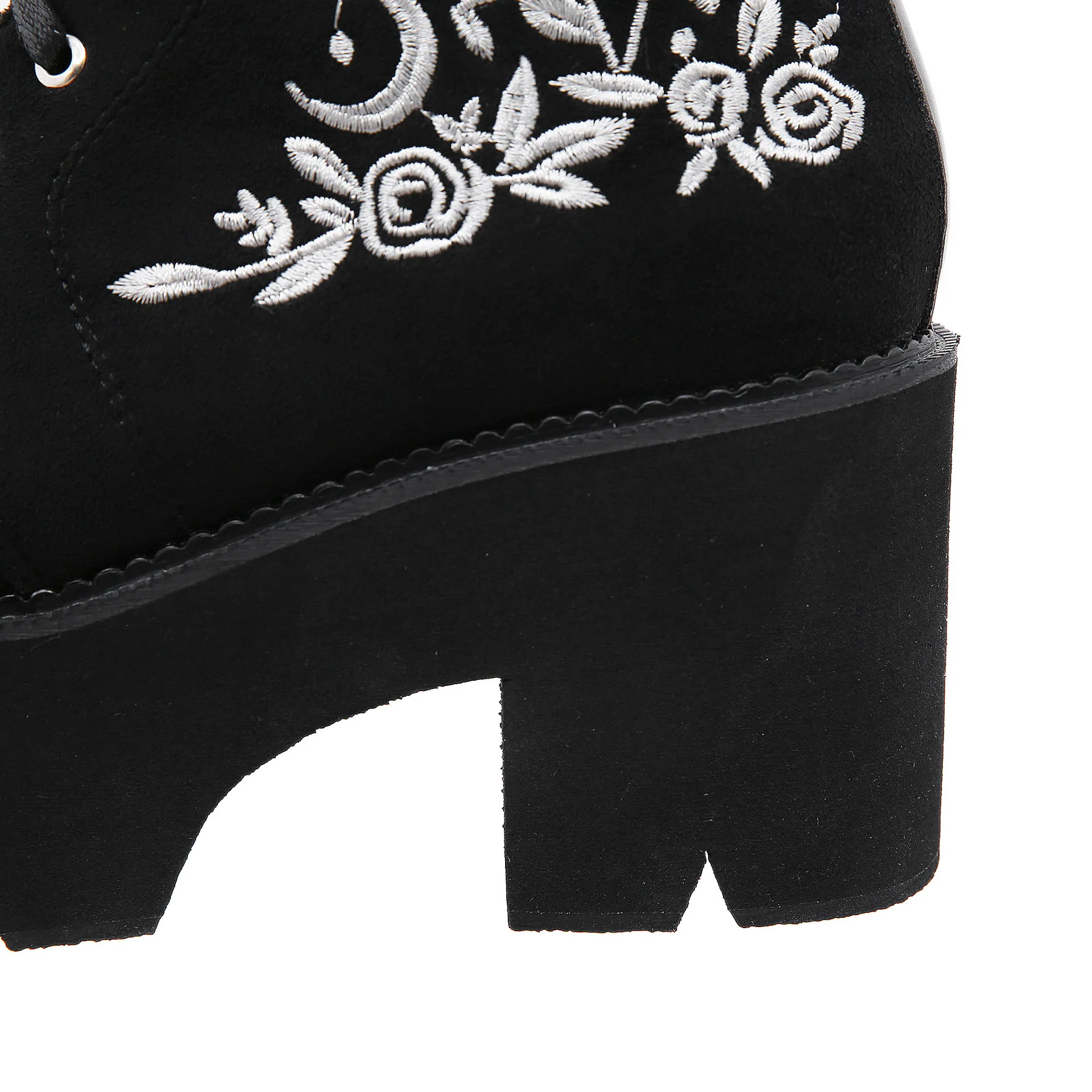bohemian Flower Platform Boots