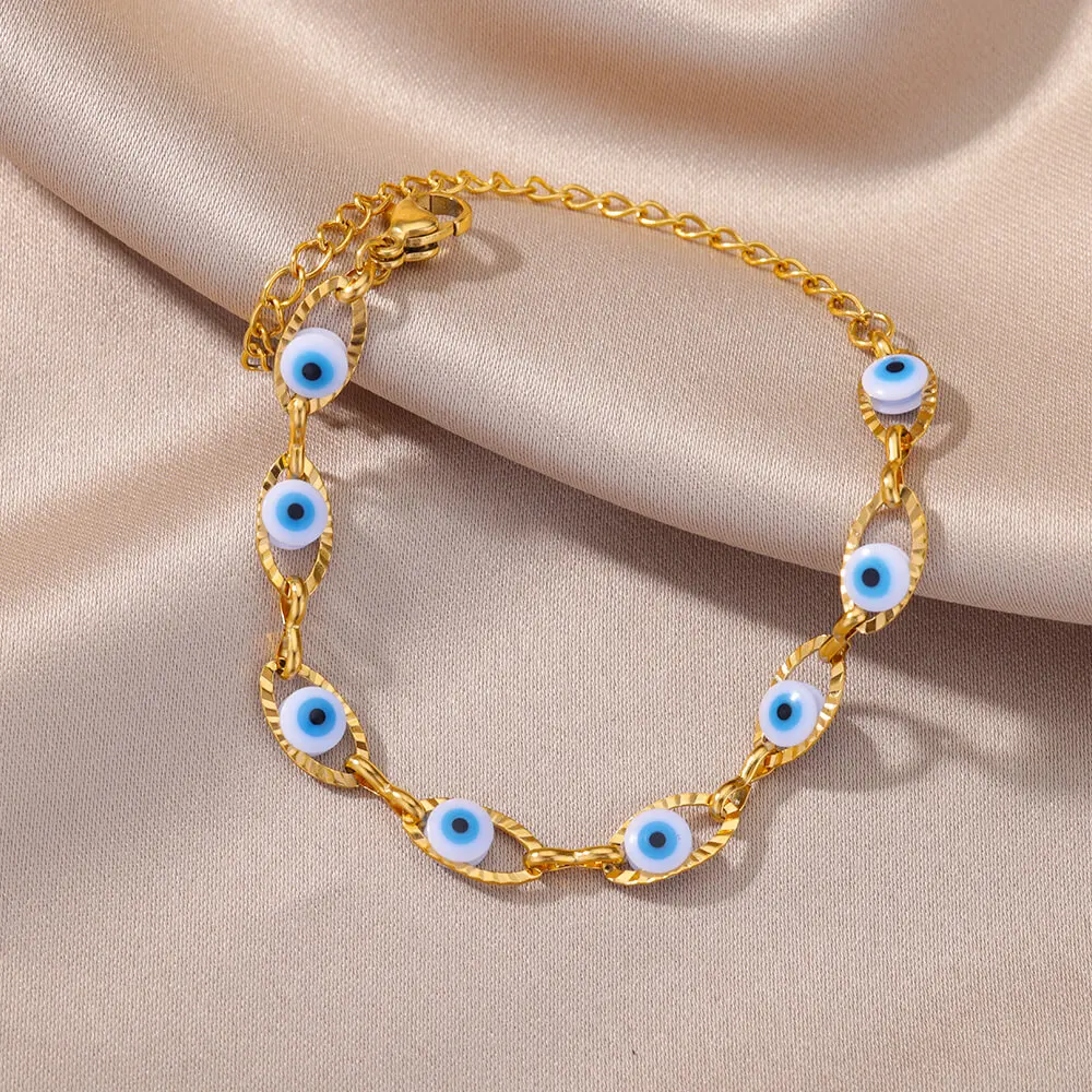 bohemian Evil Eye Bracelet Adjustable