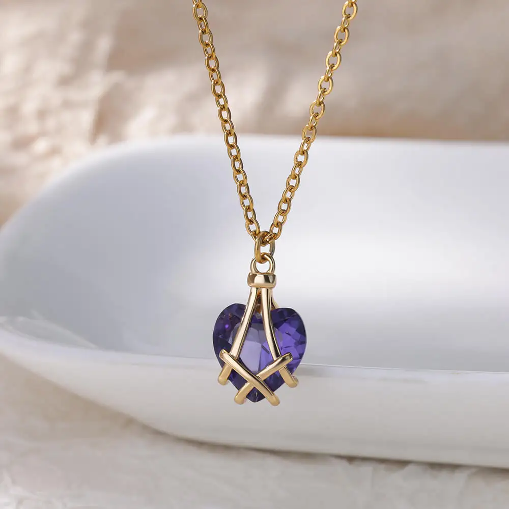gypsy Heart Necklace Handmade Charm