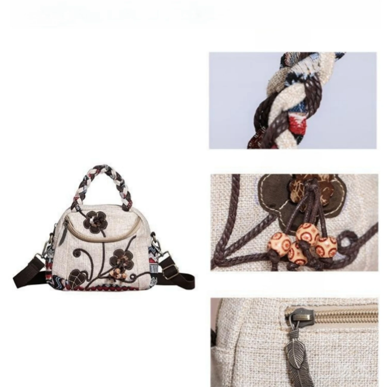 boho Bag Stylish Flower Design
