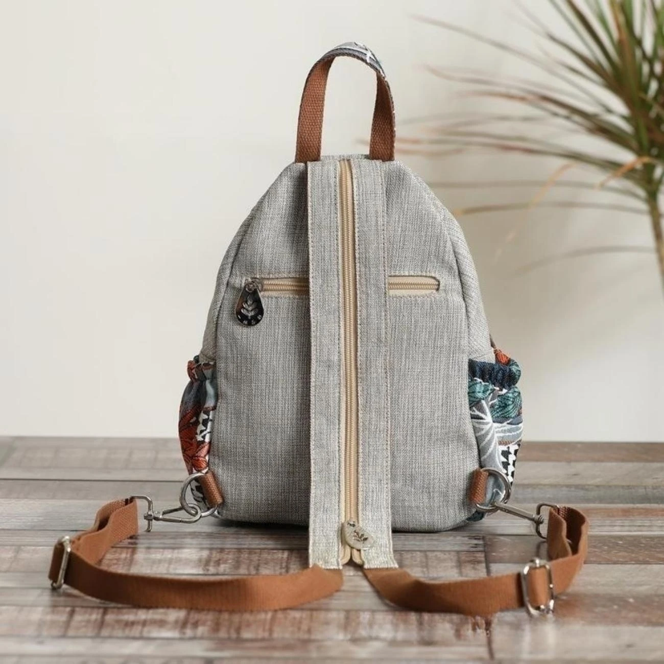 Sac à Dos Hippie Vintage - Imperméable Et Fait Main - Style Bohème Ethnique - Parfait Pour Voyages Et Festivals