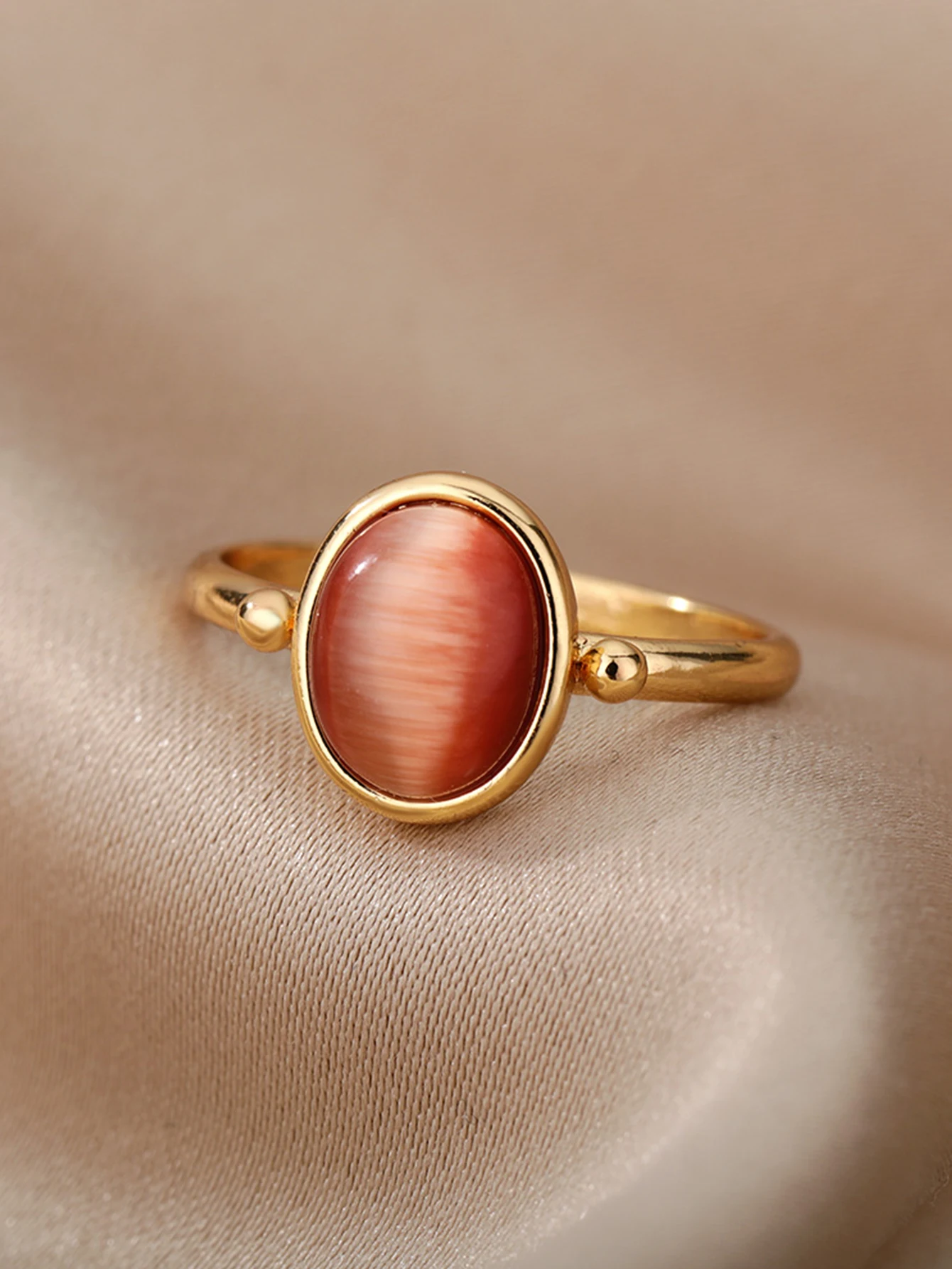 gypsy Opal Stainless Steel Ring