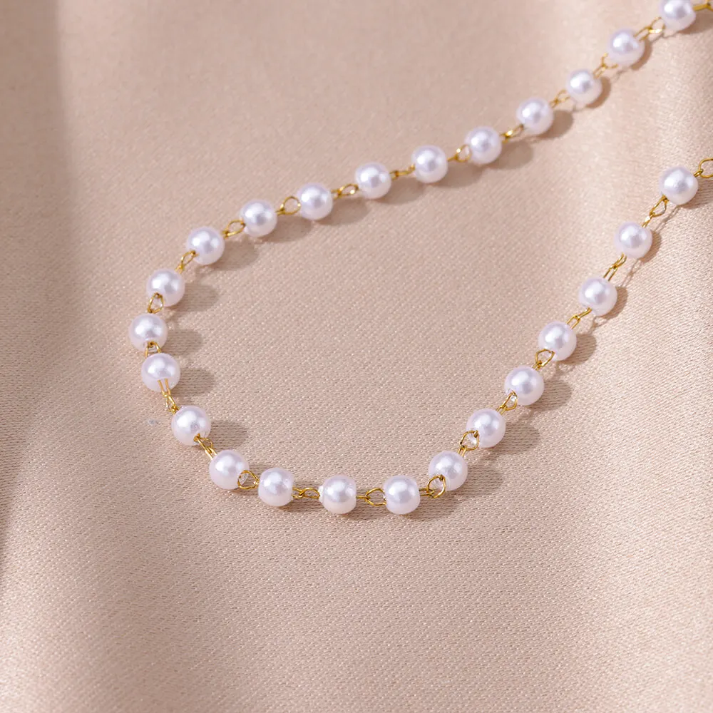 hippie Pearl Anklet for Women