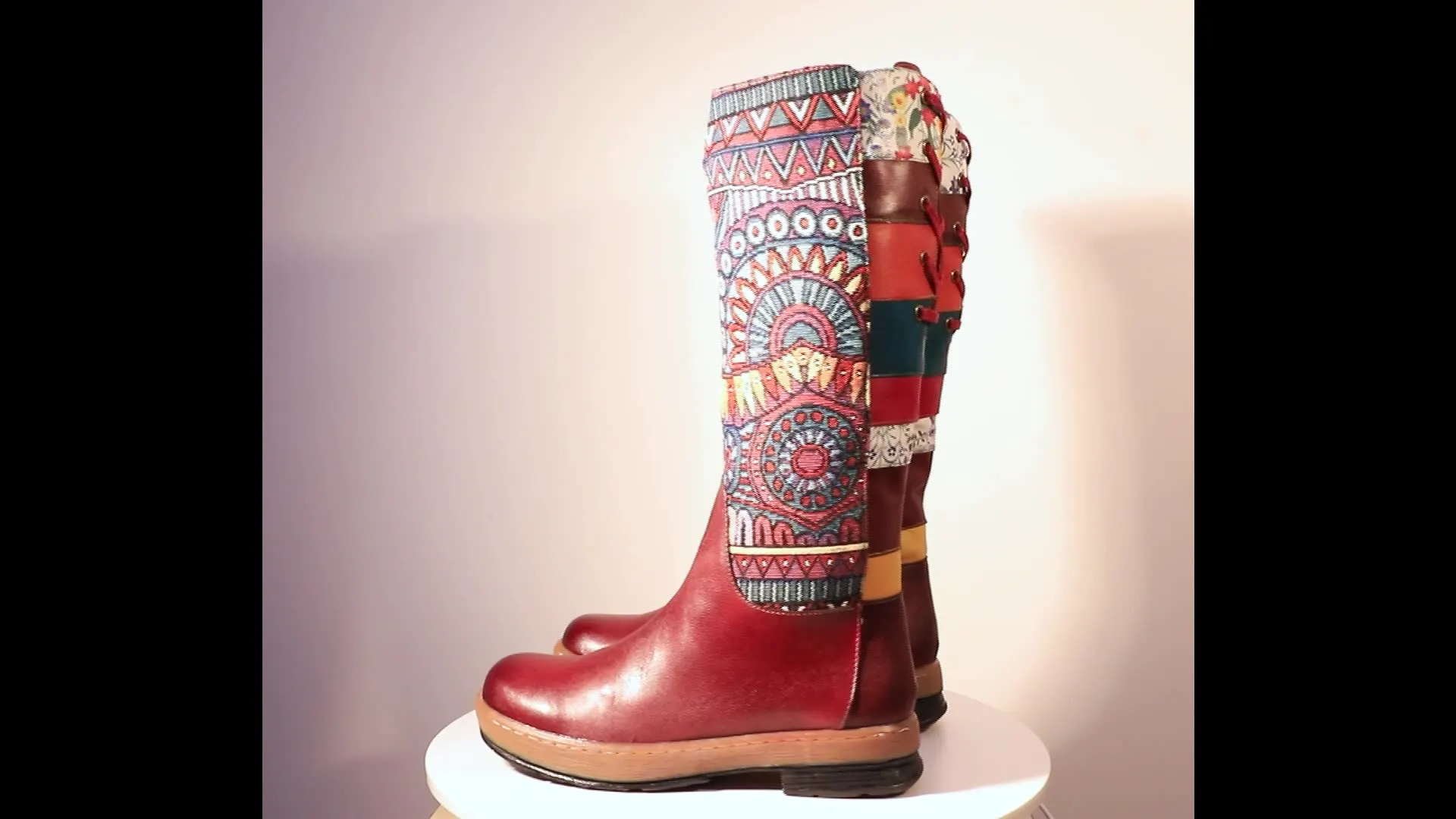 Värikkäät Boho Saappaat Naisille