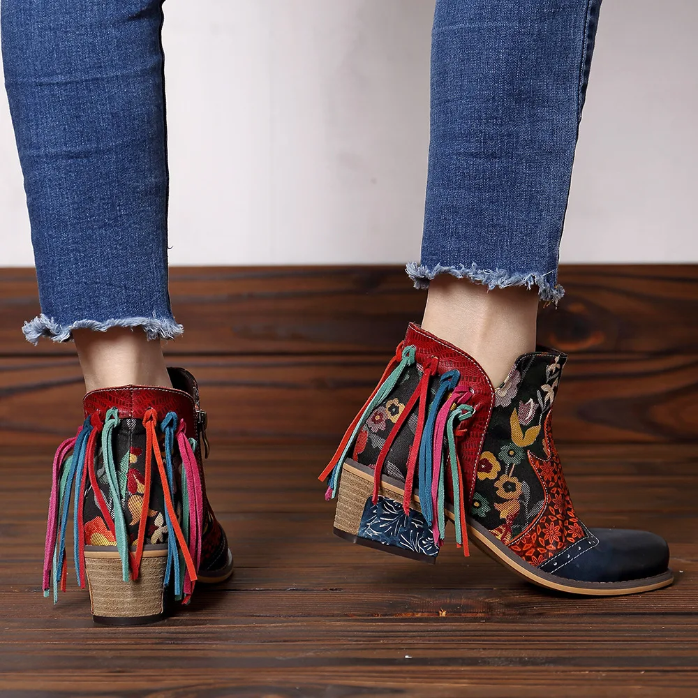 bohemian Boots Trendy Ankle Style