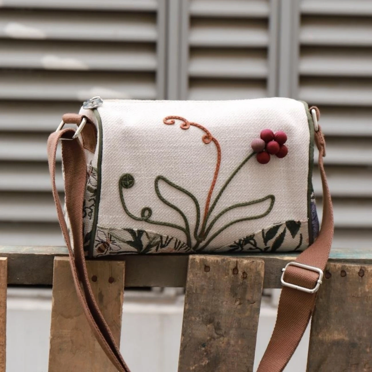 vintage Bag Adjustable Floral Style