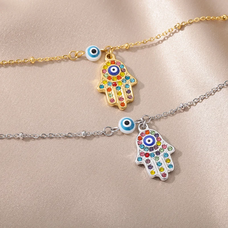 bohemian Evil Eye Hamsa Bracelet