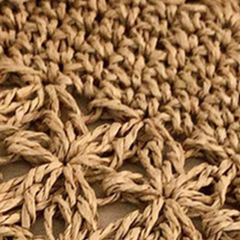 boho Woven Straw Messenger Bag