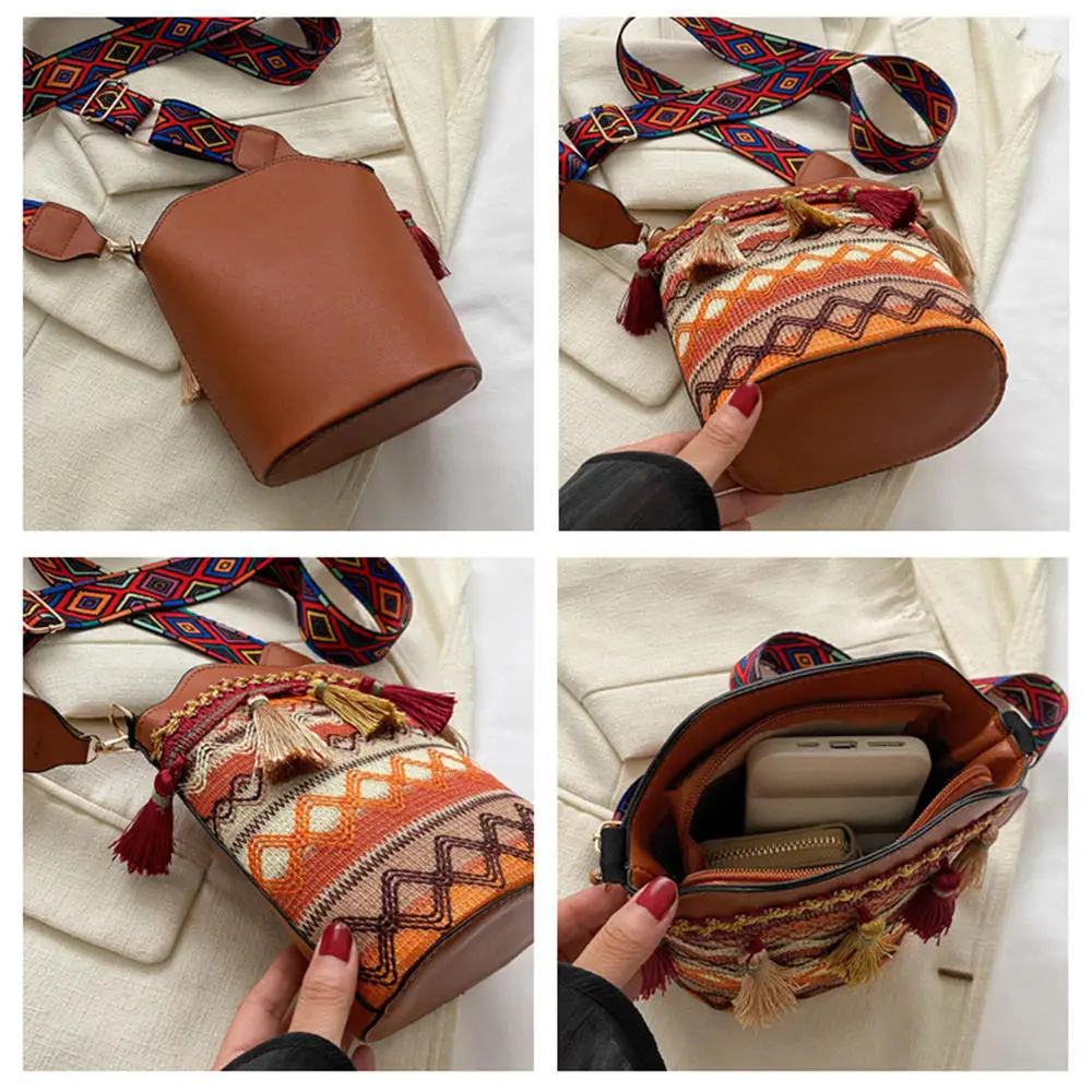 Colorful gypsy Bag with Tassels