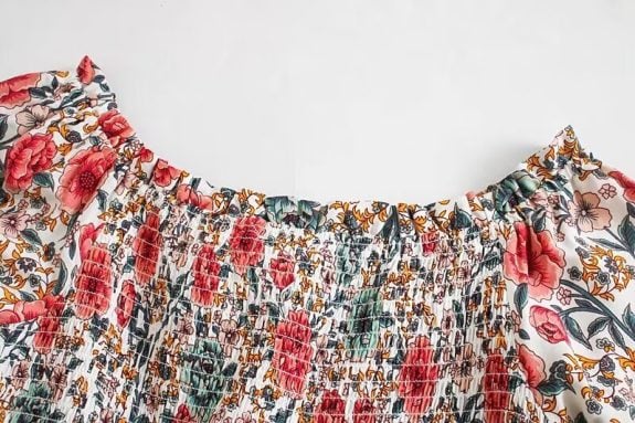 Cute Floral Boho Dress – Image 10
