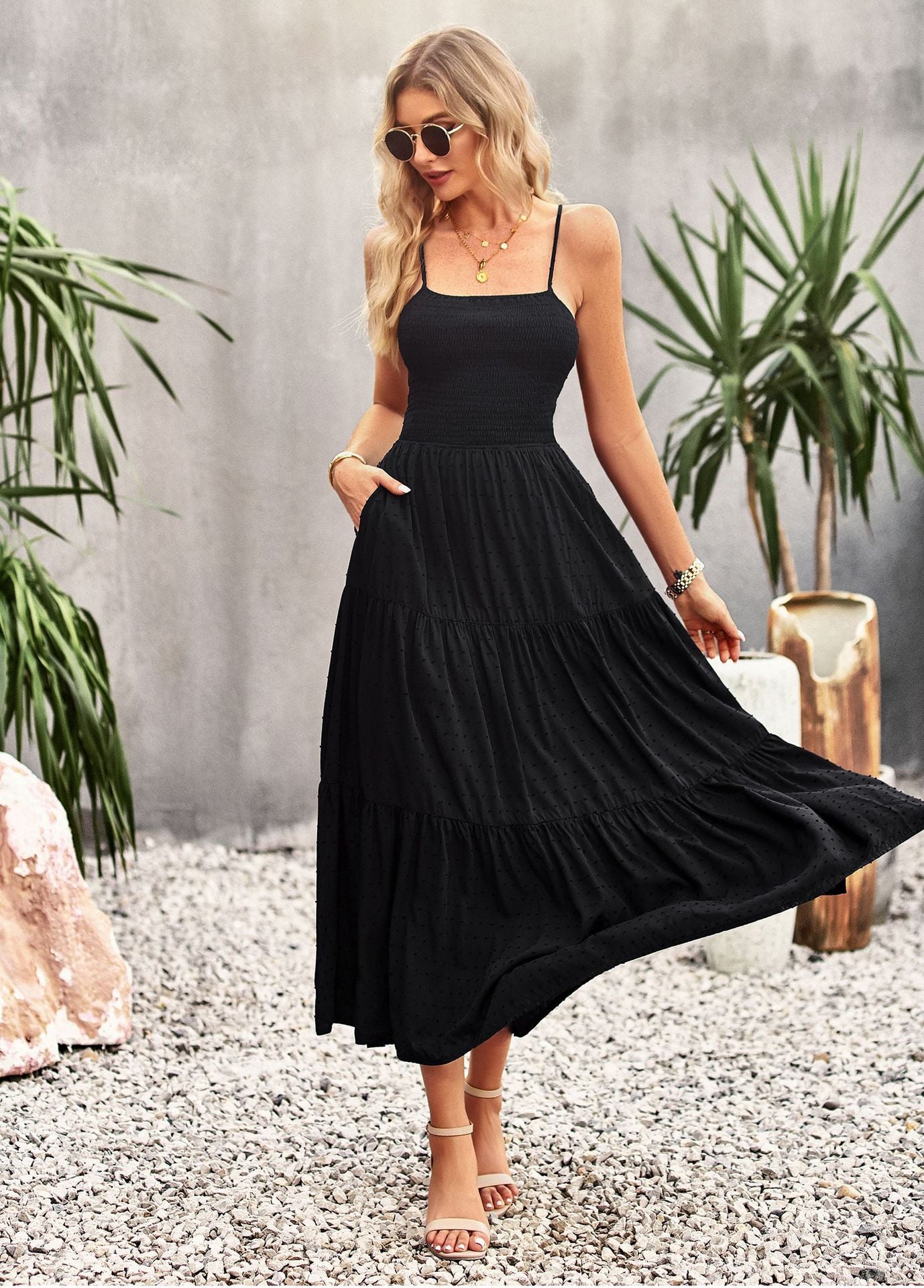 Elegant gypsy Dress for Summer