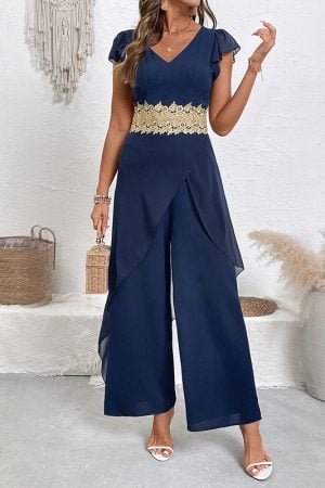 Blue Boho Jumpsuit