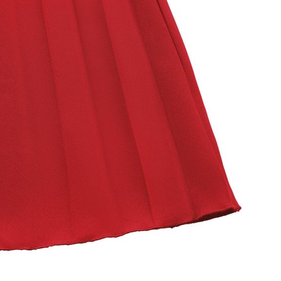 Red Off Shoulder Long Sleeve Boho dress - Image 9