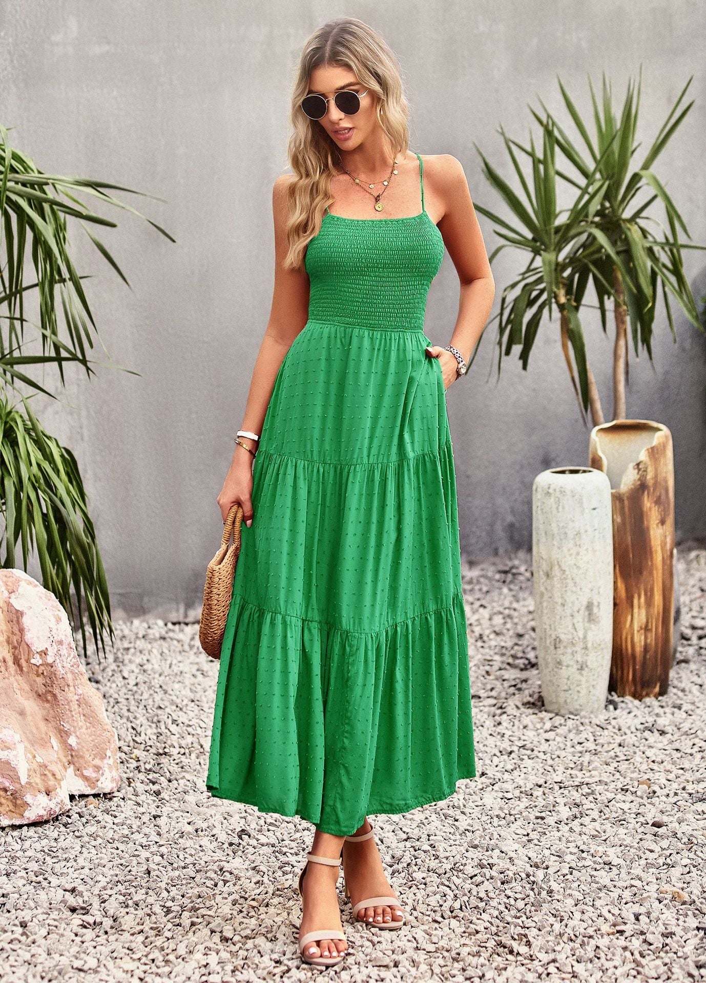 Elegant bohemian Dress for Summer