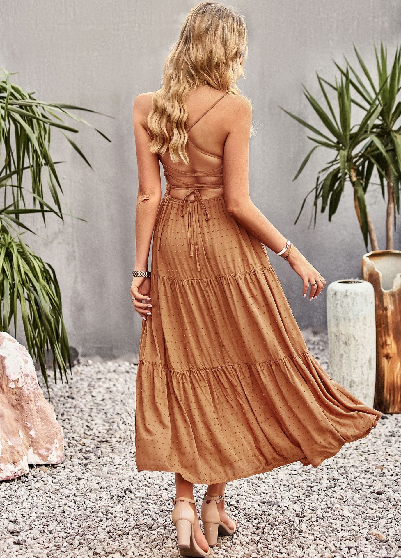 Elegant bohemian Dress for Summer