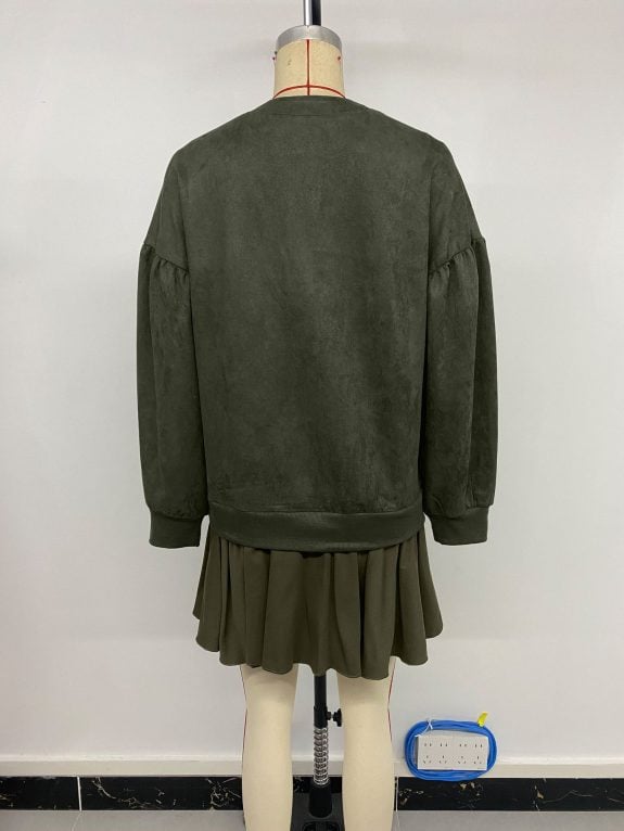 Dark Green Boho Blouse - Image 14