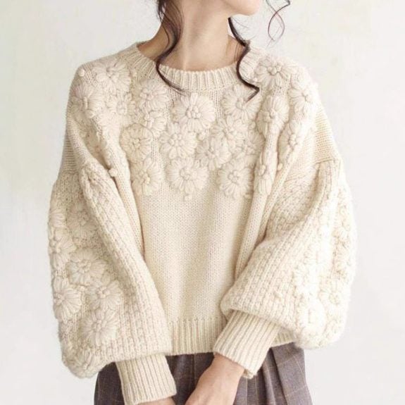 刺繡波西米亞套頭衫