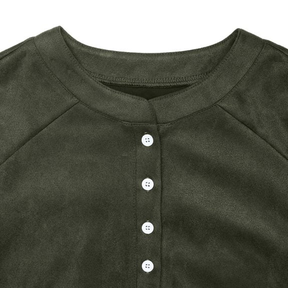 Dark Green Boho Blouse - Image 7
