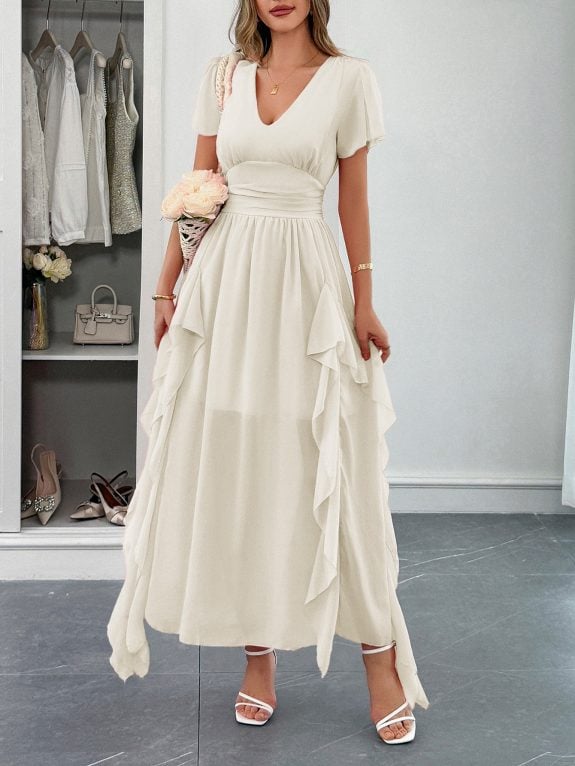Light Pink Boho Maxi Dress – Image 2