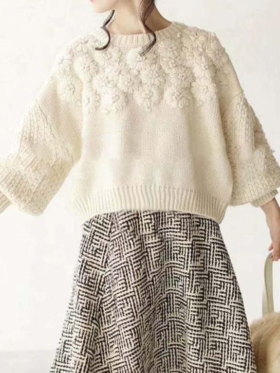 Embroidery Boho Pullover - 影像 3