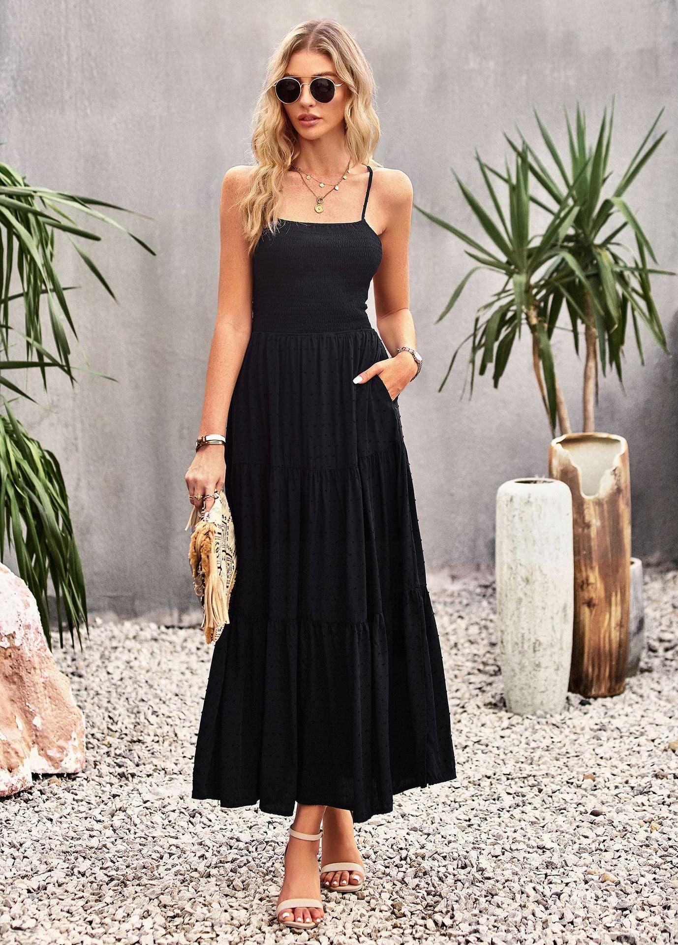 Elegant bohemian Dress for Summer