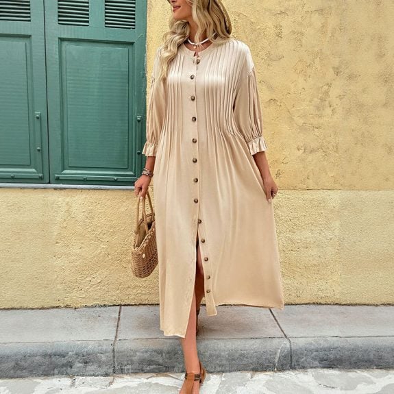 Long Sleeve Maxi Dress - Bild 3