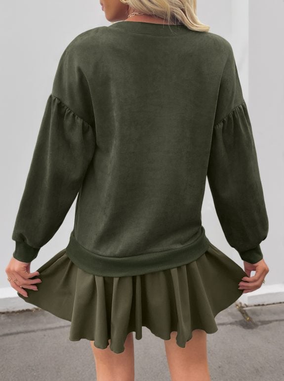Dark Green Boho Blouse - Image 6
