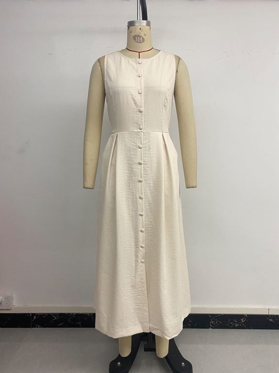 Simple Casual Summer Boho Dress – Image 7