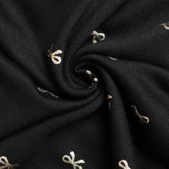 Polka Dot Black Boho Maxi Dress – Image 8