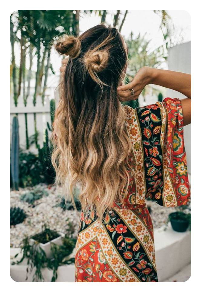 Bohemian Style Hairstyle