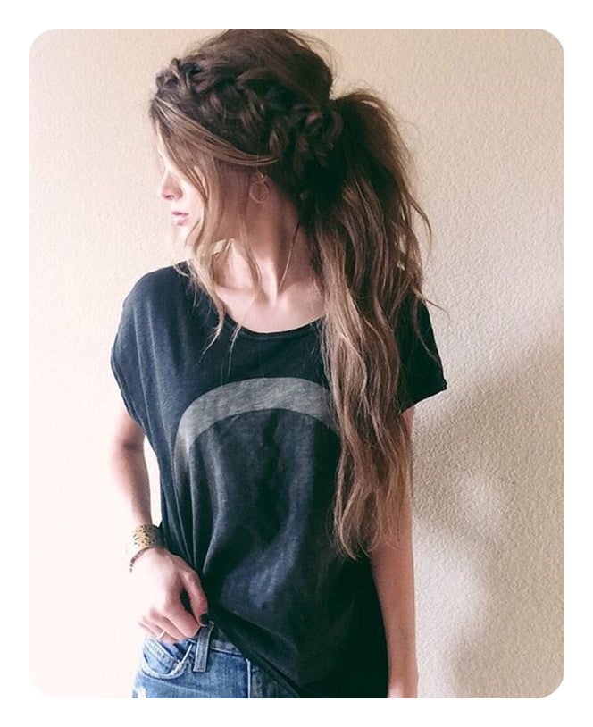 Bohemian Style Hairstyle
