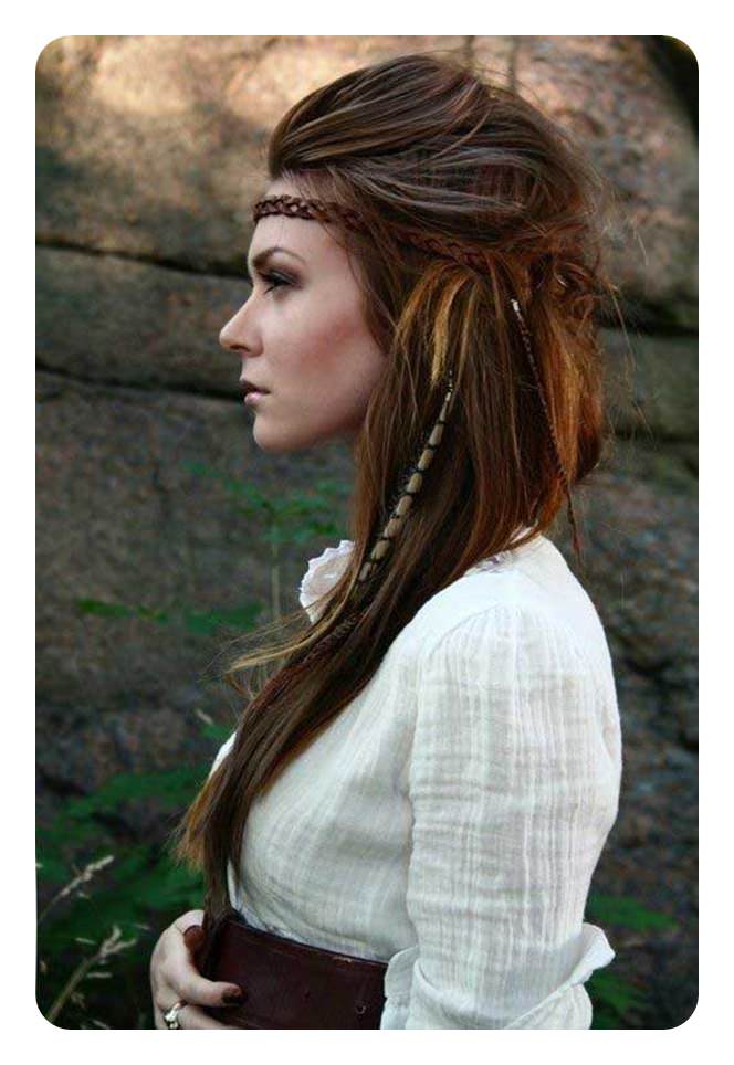 Bohemian Style Hairstyle