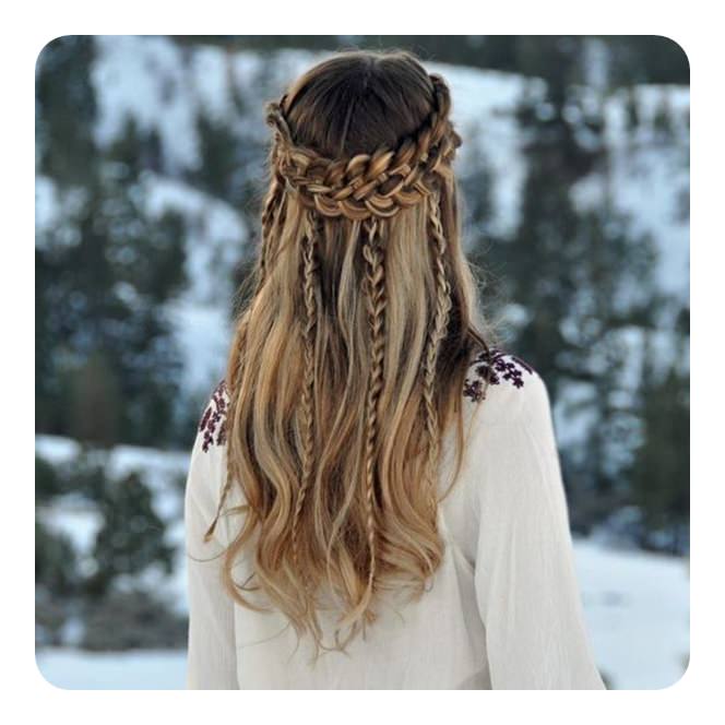 Bohemian Style Hairstyle