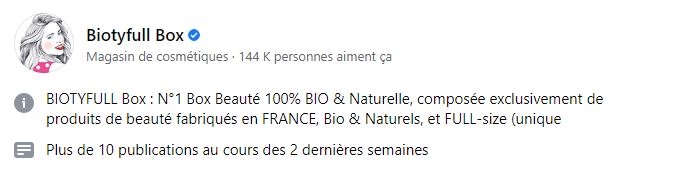 Facebook Biotyfull