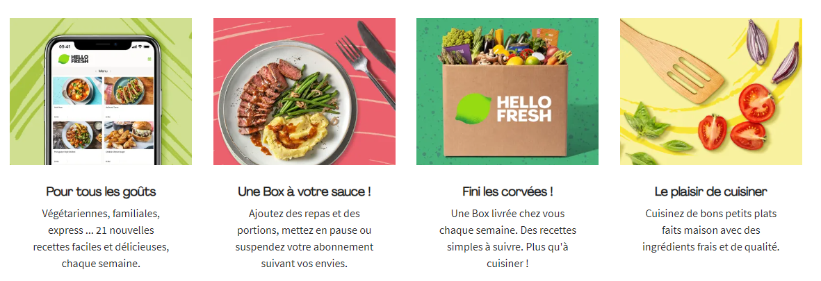 Hellofresh maltīšu grozs