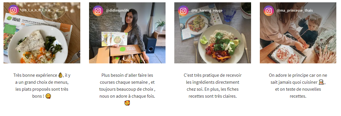 Instagram Hellofresh