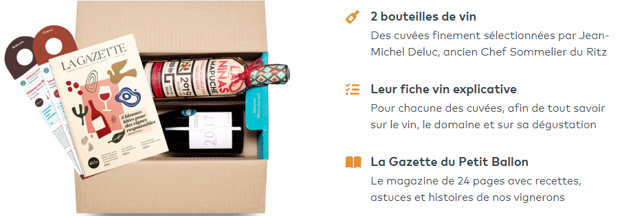 box vína Le petit Ballon