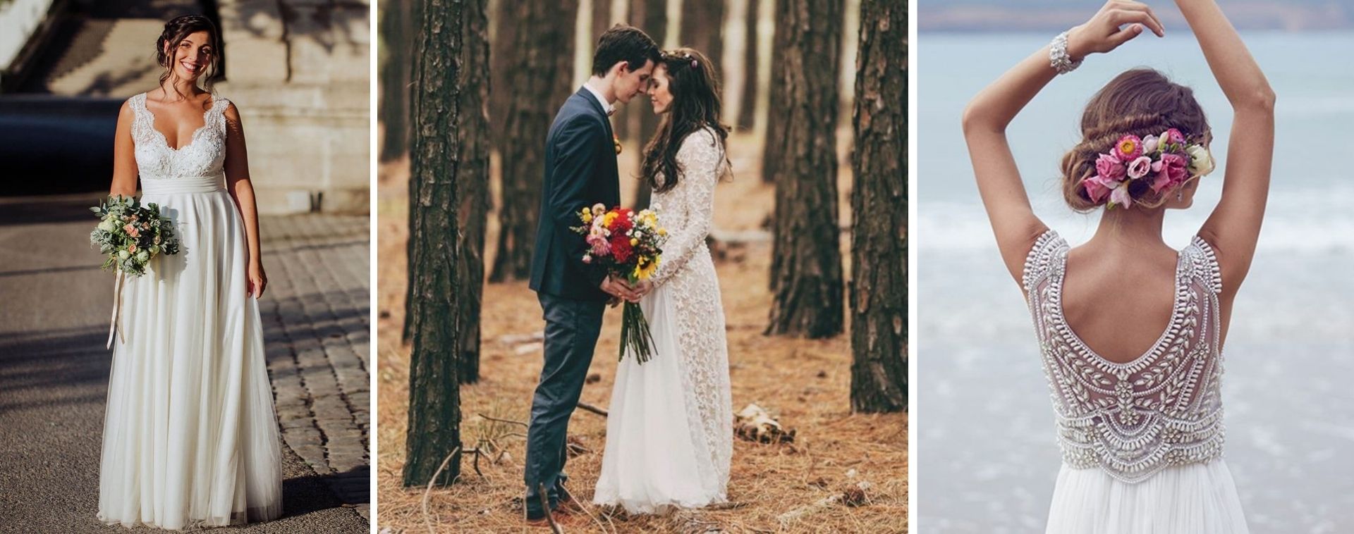 vestido de boda bohemio